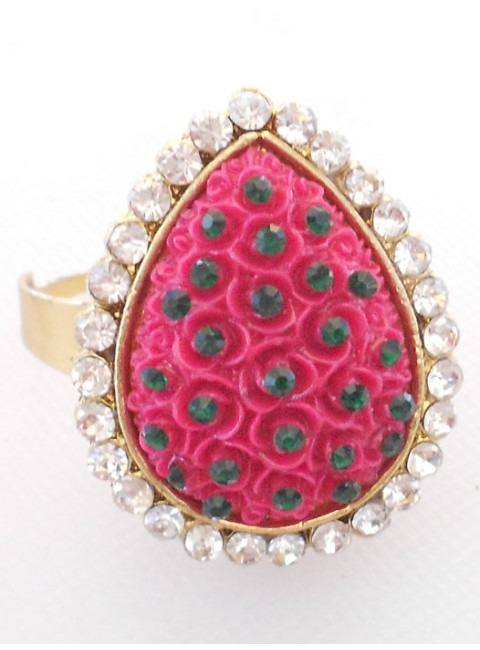 Kundan Finger Ring